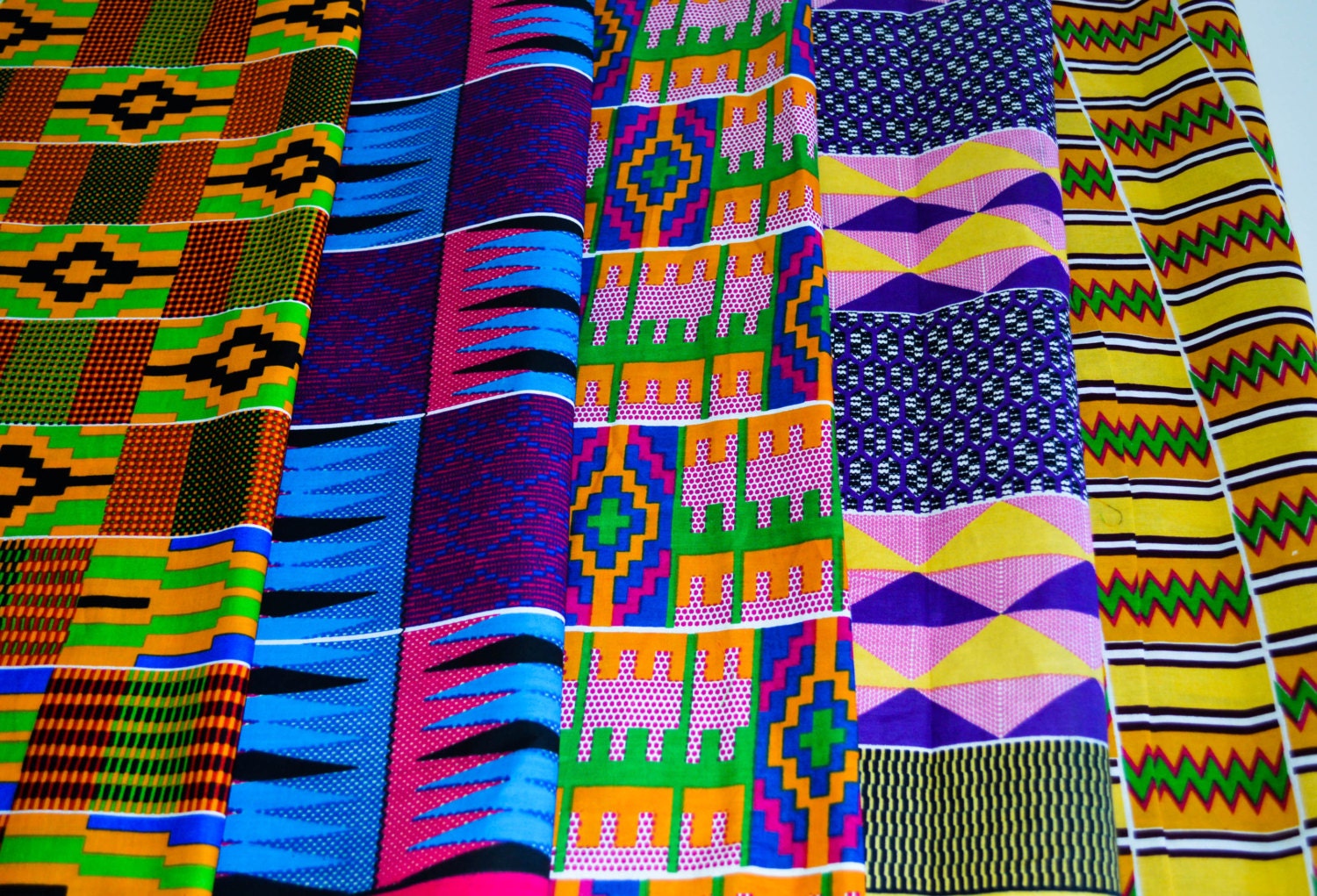 Fat Quarter Bundle kente Cloth print African Fabric
