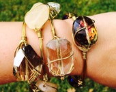 Wire Wrapped Stackable Bangles