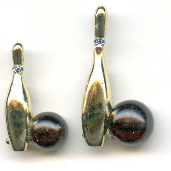 Vintage Pair of Bowling Scatter pins