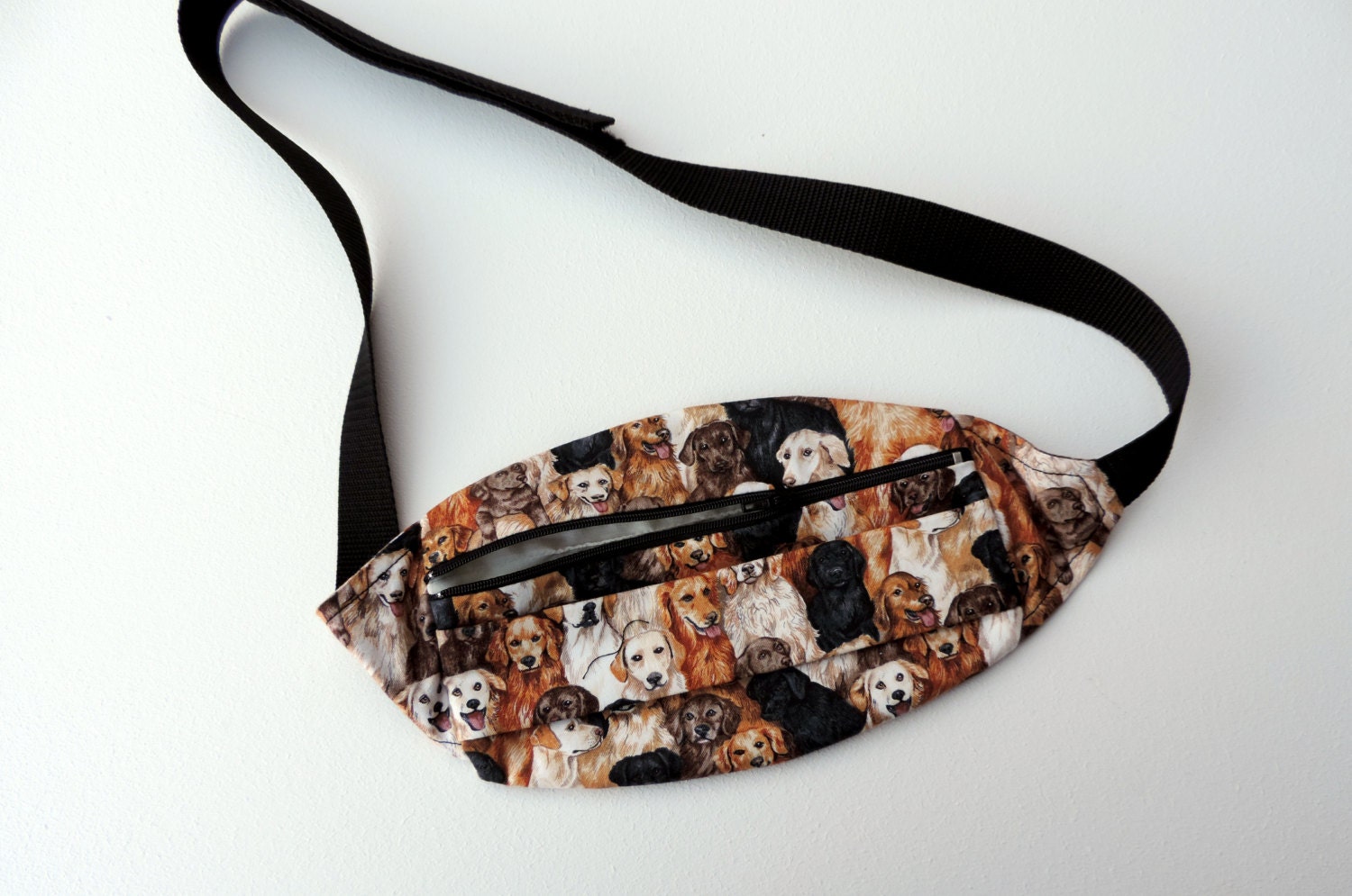 Dog Walkers Treat Bag Hip Pouch Fanny Pack Bum by Fabrilushus