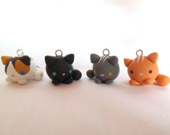 Polymer Clay Cat Charm