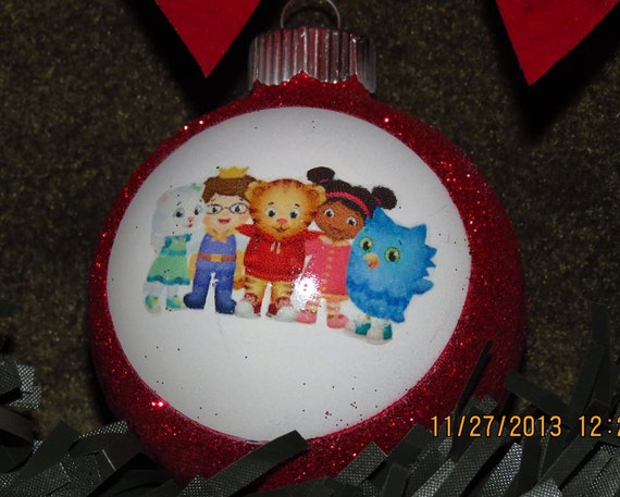 daniel tiger inspired christmas tree ornament by izzyscreation daniel tiger inspired christmas tree ornament by izzyscreation