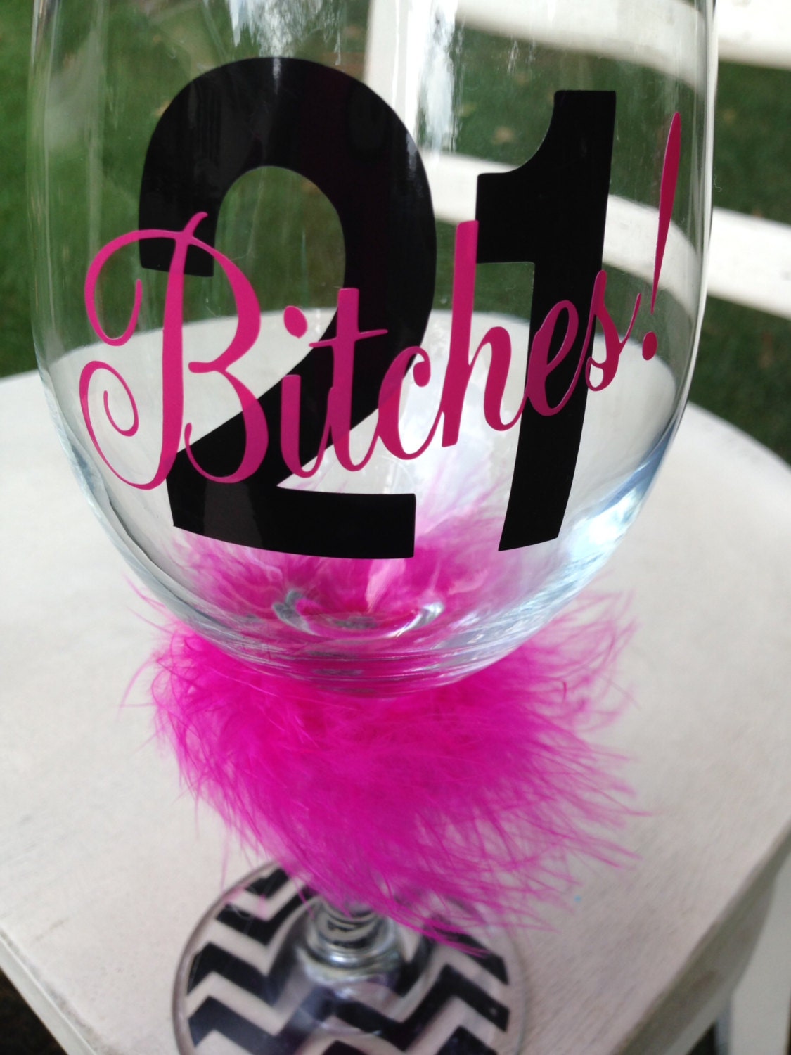 Download 21st Birthday Wine Glass Finally Legal gift for 21st