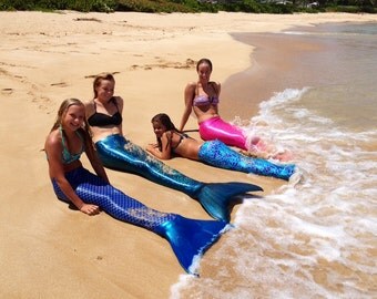 Swimmable Adult Mermaid Tail with Sun Tails NuNui Mono Fin