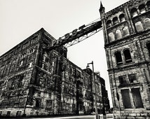 ... Factory Black  White Photograph - Milwaukee, Wisconsin 8x10 photo