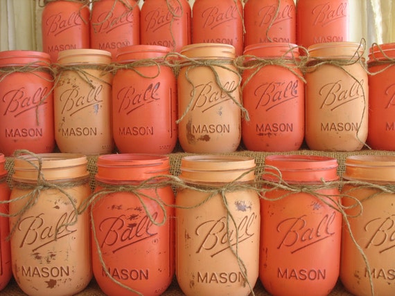 20 Pint Mason Jars Ball Jars Painted Mason Jars YOUR COLORS   Il 570xN.505328961 Axvk 