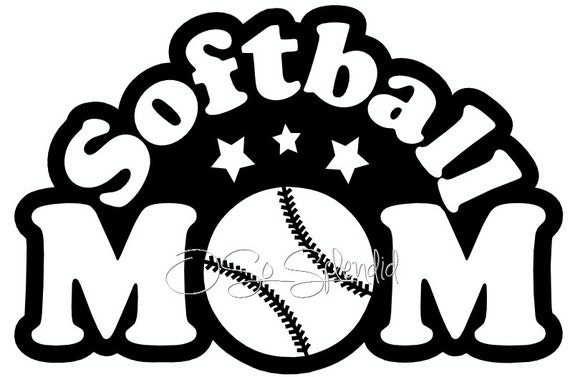 Download Softball Mom Digital File Vector Graphic Personal Use