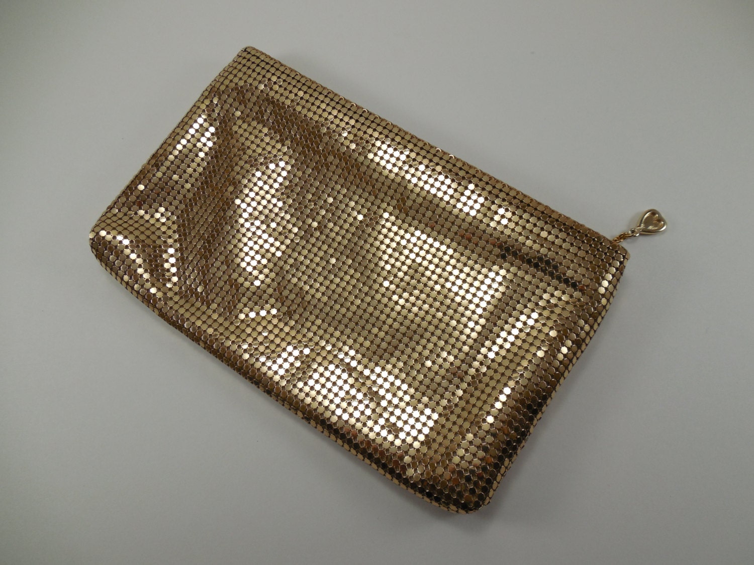 whiting and davis gold clutch