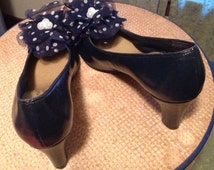 Popular items for polka dot heels on Etsy