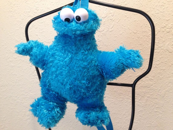 cookie monster plush backpack