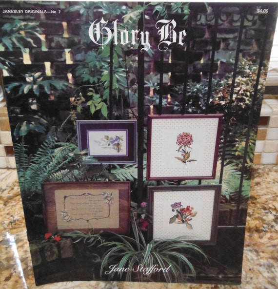 GLORY BE Cross Stitch Pattern Leaflet 7 Jane Stafford
