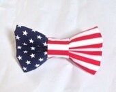 American Flag Bow Tie - stars and stripes bow ties Red, White, and Blue Bow tie - clip on - toddler, child, adult - Novelty Tie Il_170x135