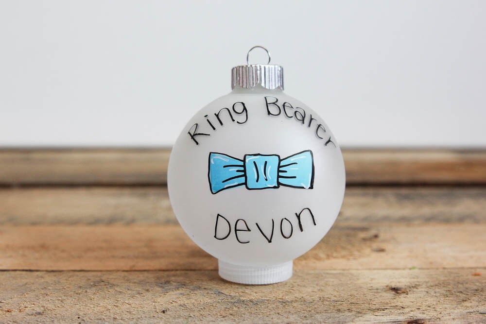 Ring Bearer/Flower Girl Christmas Ornament Personalized