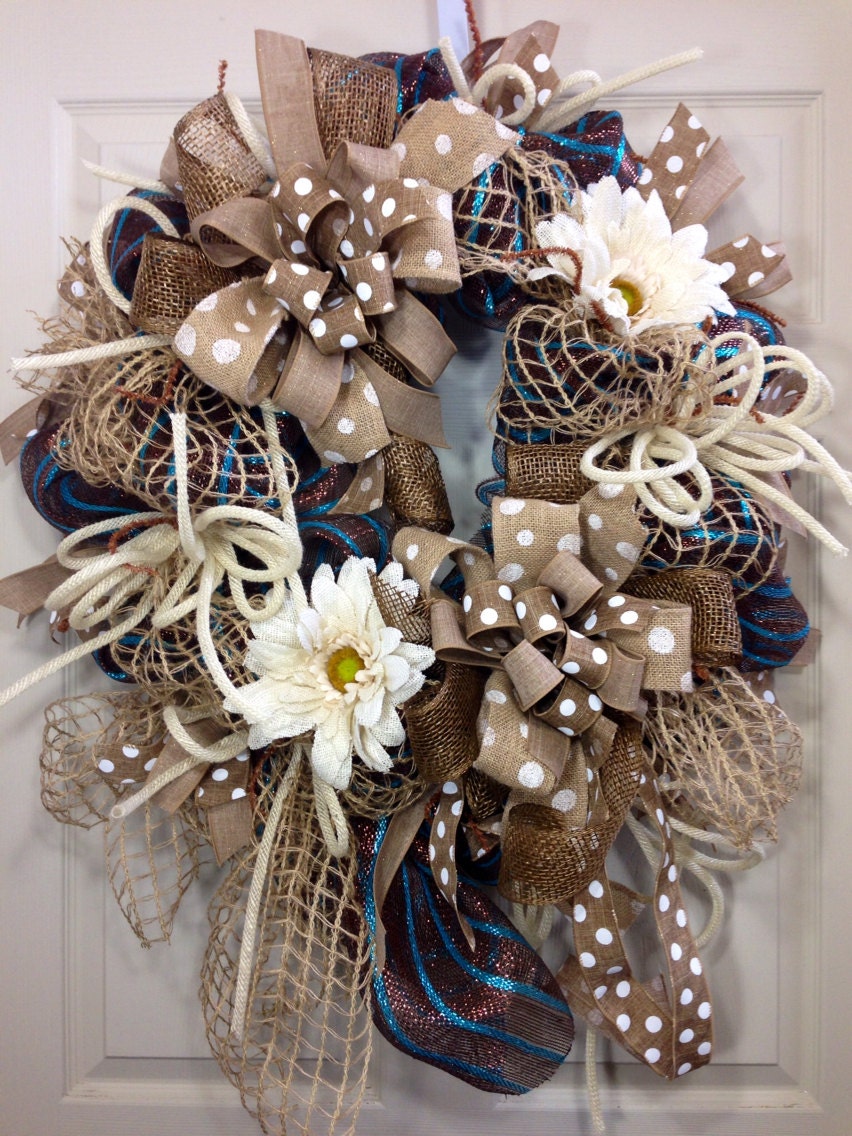 Spring / Summer Mesh Wreath