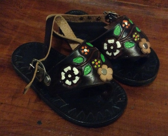 mexican leather flip flops