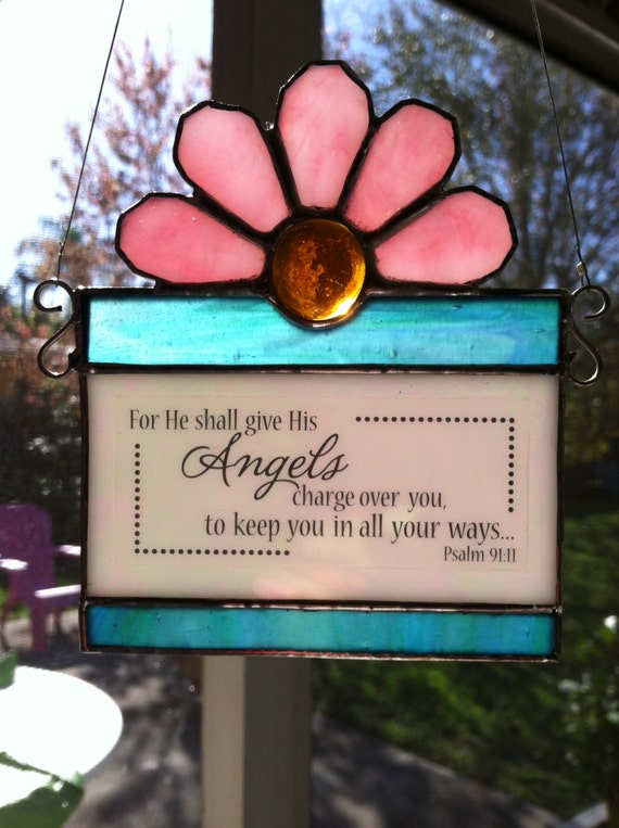 Religious quote suncatcher