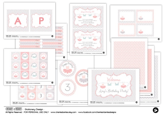 Ballerina Party - Full Printable Collection Il_570xn