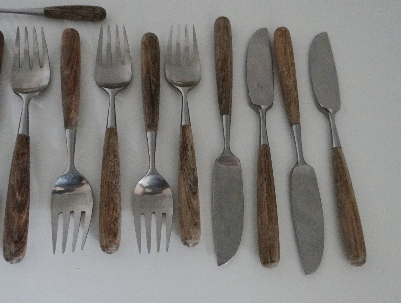 Vintage Flatware Norwegian Stainless Steel and by crabtulip