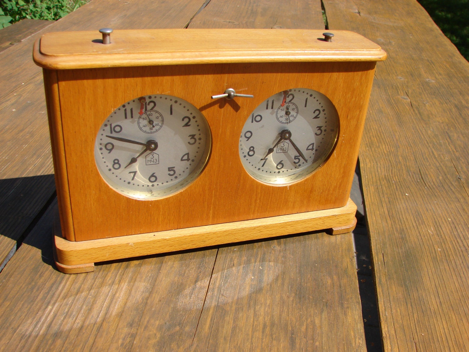 Soviet Vintage Russian Working Chess Clock early by Tiktaktuk