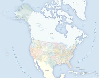 Colorado Map of Peaks and High Places. Many by WallArtMaps on Etsy