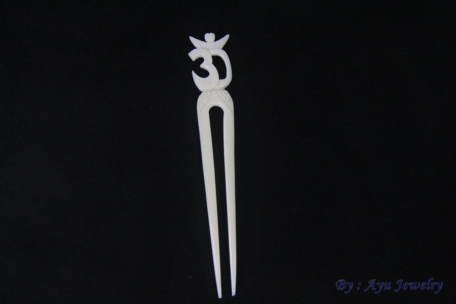 bone hair fork