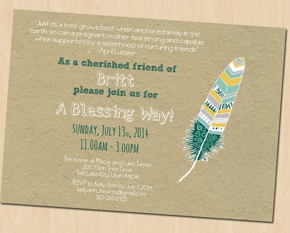 Baby Blessing Ceremony Invitations 1