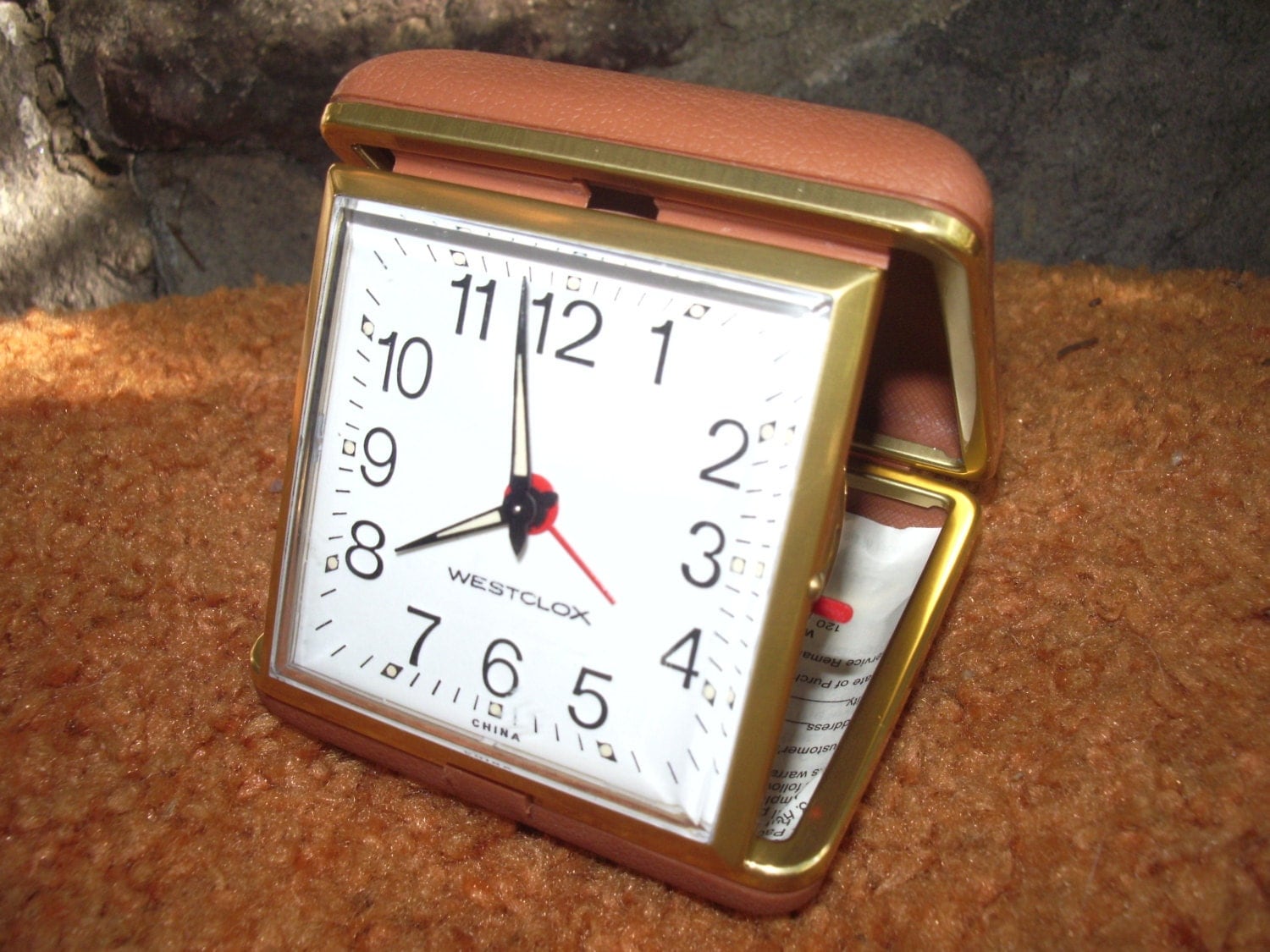 Vintage Westclox Travel Alarm Clock Perfect by Retropicks on Etsy