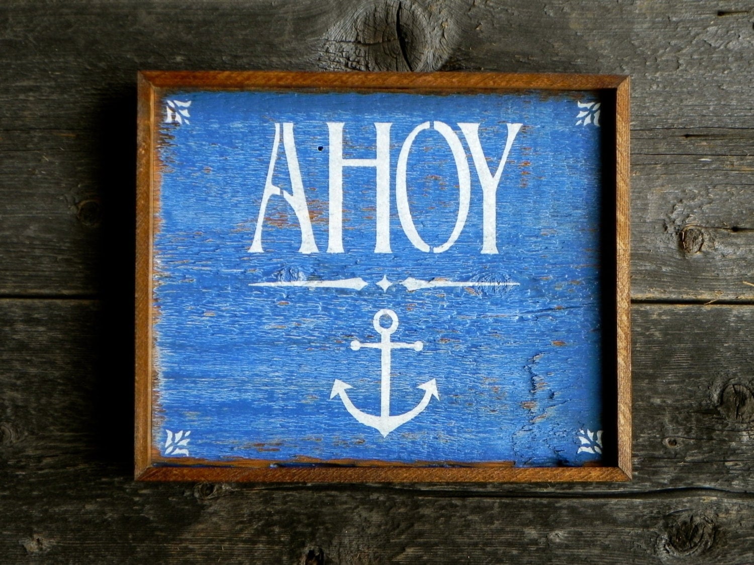Handmade Wood Sign Nautical Signs and Decor Ocean and Beach