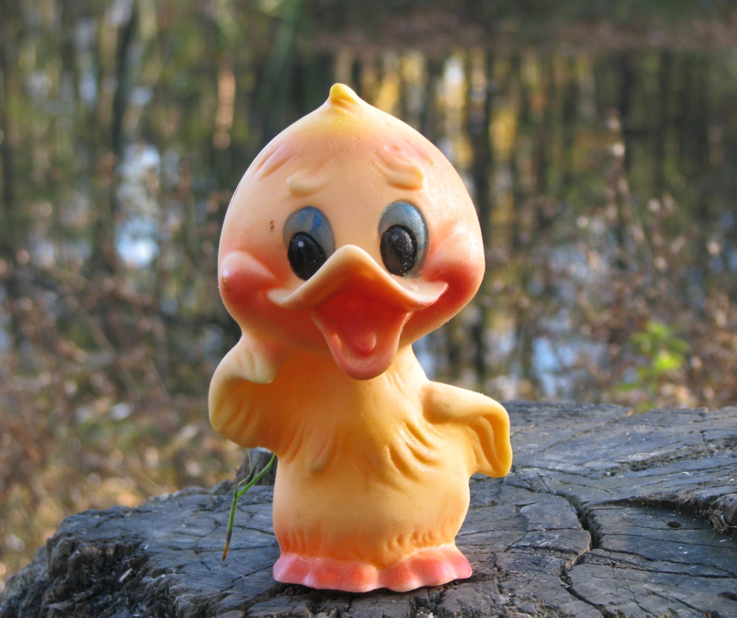 Vintage Rubber Toy Funny Duck Soviet Vintage by OldBox on Etsy