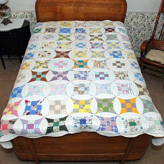 vintage-improved-glorified-nine-patch-quilt-scrappy-quilt