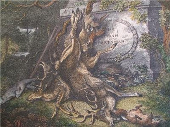 Samuel Howitt H/C Sporting Title Page British Sportsman Antique Print