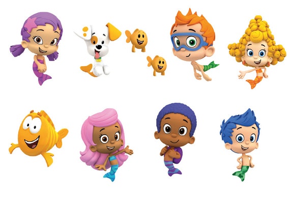 YOU PRINT 35 Bubble Guppies Clipart by KabooStudioDigitals