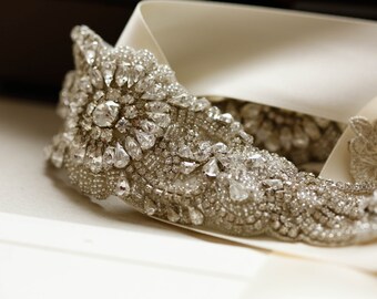 Crystal bridal belts and sashes - Style S50