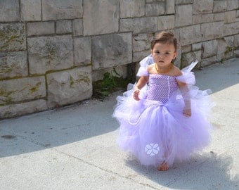 Purple Princess Costume / Purple Princess Tutu / Halloween Costume / Halloween Tutu / Tutu Costume / Cute Girls Costume / Little Princess