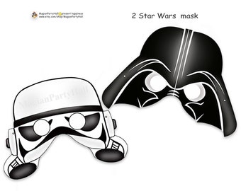 Amazing Star Wars Printable Masks,Darth Vader,Storm Trooper,masks,star ...