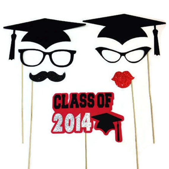 Graduation Photo Booth Props Class of 2015 by CraftingbyDenise