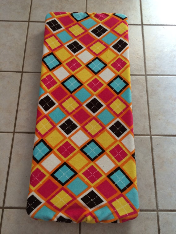 Daycare Cot Cover Girl Bright Arglye READY TO SHIP