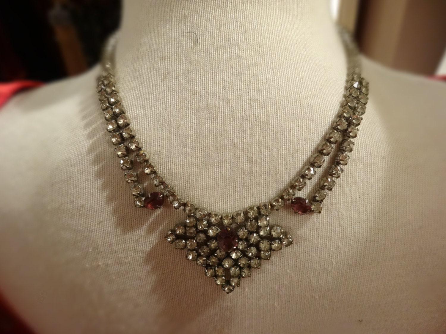 Vintage 1930s Necklace Art Deco by PepperLaneExclusives on Etsy