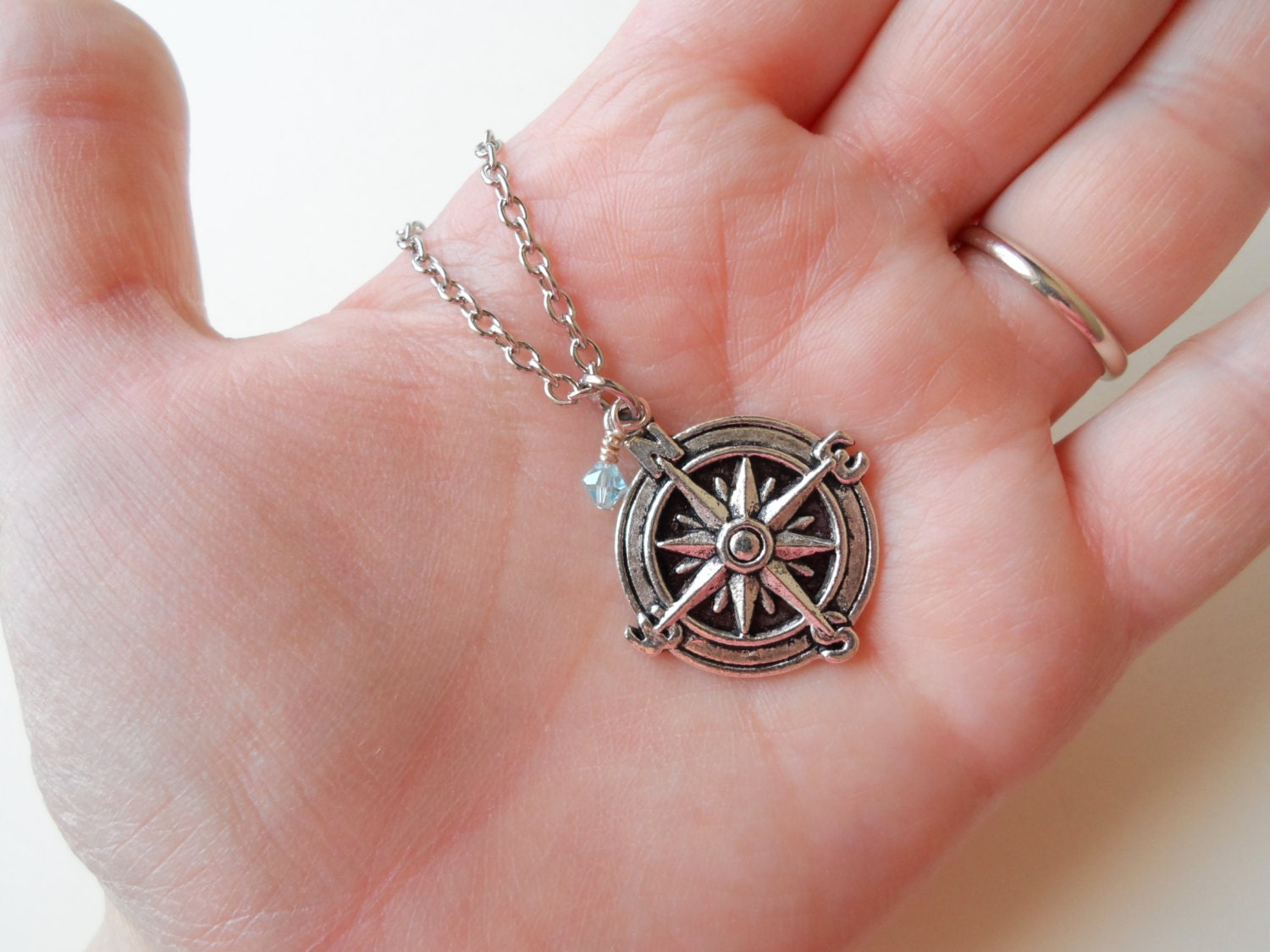 Compass Necklace Gift for Mother Daughter Necklace Wife