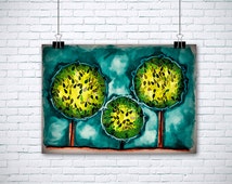 Popular Items For Large Tree Art On Etsy