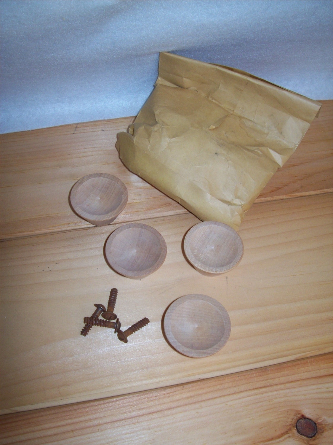 Vintage Wood Knobs Maple 30 Pieces Available Haute Juice