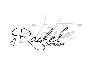 INSTANT DOWNLOAD Custom Premade Photography Logo and Watermark "Signature" - Fully Customizable Font and Color