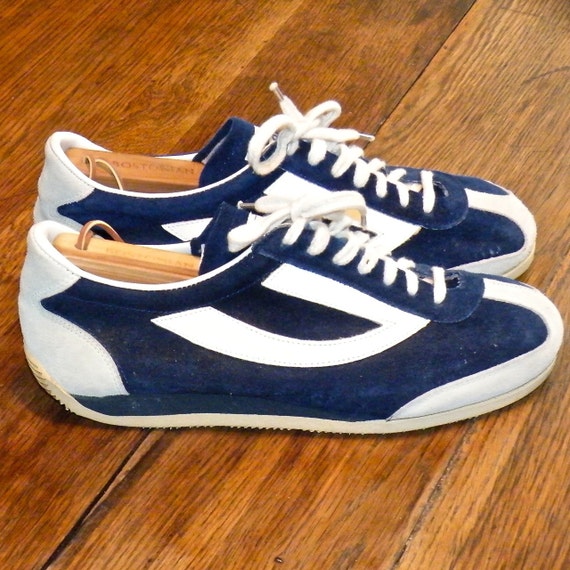 Vintage 1970s Mens Trax Tennis Shoes by DaisysVtgClothesLine