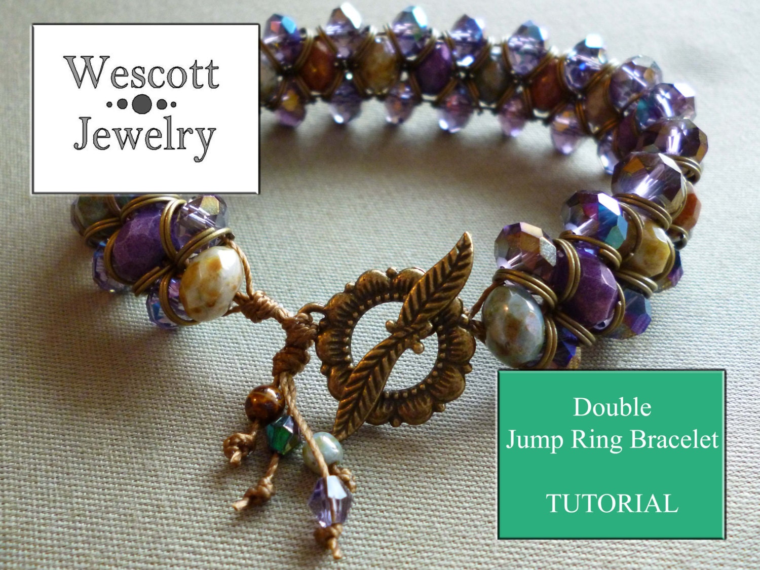 Pattern for Double Jump Ring Bracelet