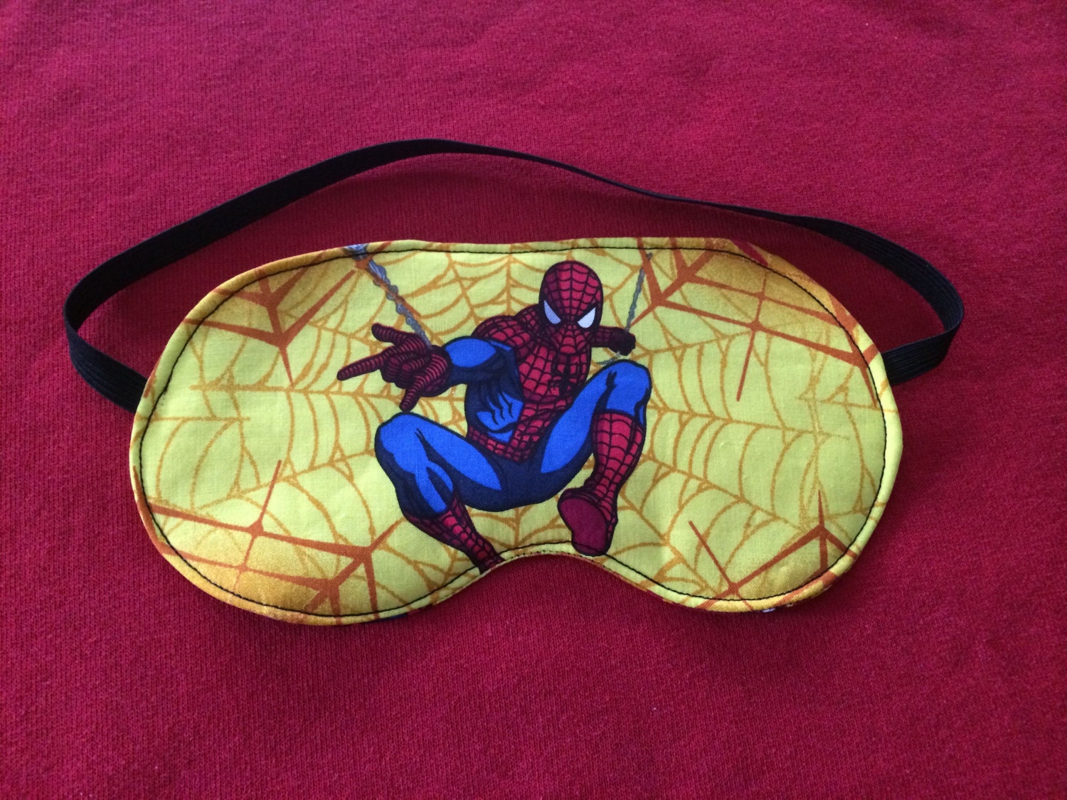 New SPIDERMAN Sleep Mask Eye Sleepwear Bedroom Blind Fold Kids