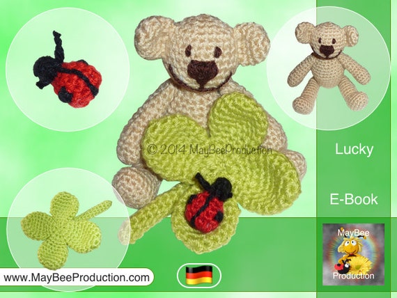 help crochet translation pattern bear PDF Lucky good luck crochet pattern the MayBeeProduction by