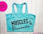 funny women's workout tanks