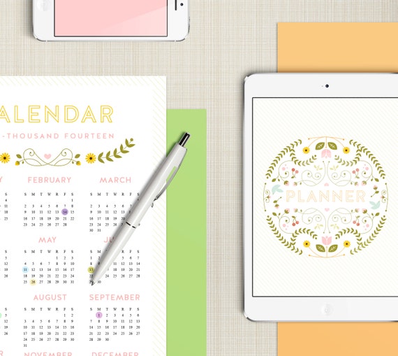 SALE!! 2014-2015 Planner & Daily Agenda, Calendar, Organizer