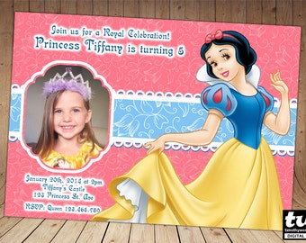 Princess Snow White Invitation