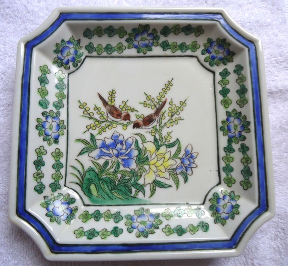 Items similar to Vintage Nora Fenton Design Decorated Plate made in ...